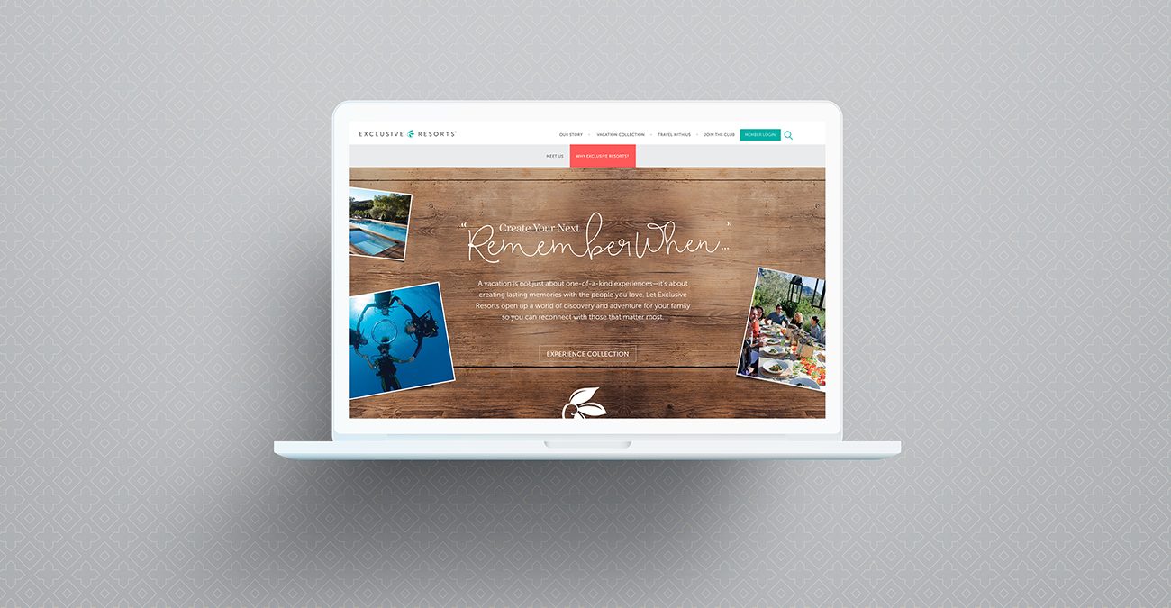 Exclusive Resorts Home Page MODintelechy