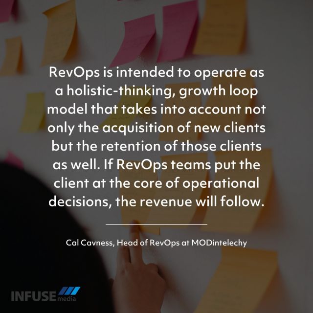 As more organizations begin to adopt a holistic RevOps model to align their business, developing a clear understanding of the role of RevOps for client experience is essential. ⁠
⁠
Thanks for the shoutout, @infusemedia_us!⁠
⁠
#revops⁠
#agencylife⁠
#austintexas
