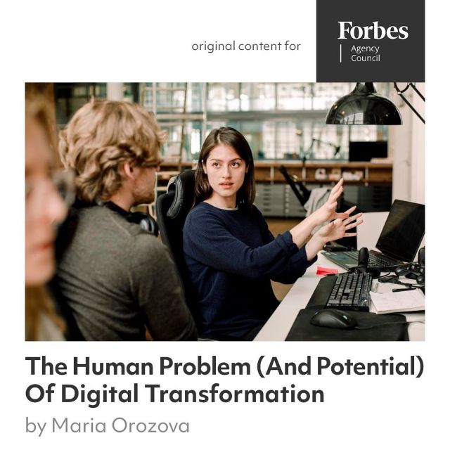New on @forbes, @mariaborozova is talking all things #digitaltransformation and big picture thinking. Transformation isn’t just buzz — when it comes to transforming your organization, it’s important to consider all aspects of the change. #linkinbio for the full story ✨ 

#transformation #agencylife #forbes #forbesagencycouncil #forbescouncil